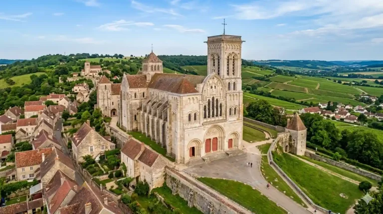 La basilique de Vezelay en Bourgogne
