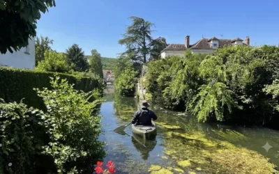 Pagayer sur l’Armançon : découvrir Tonnerre au fil de l’eau